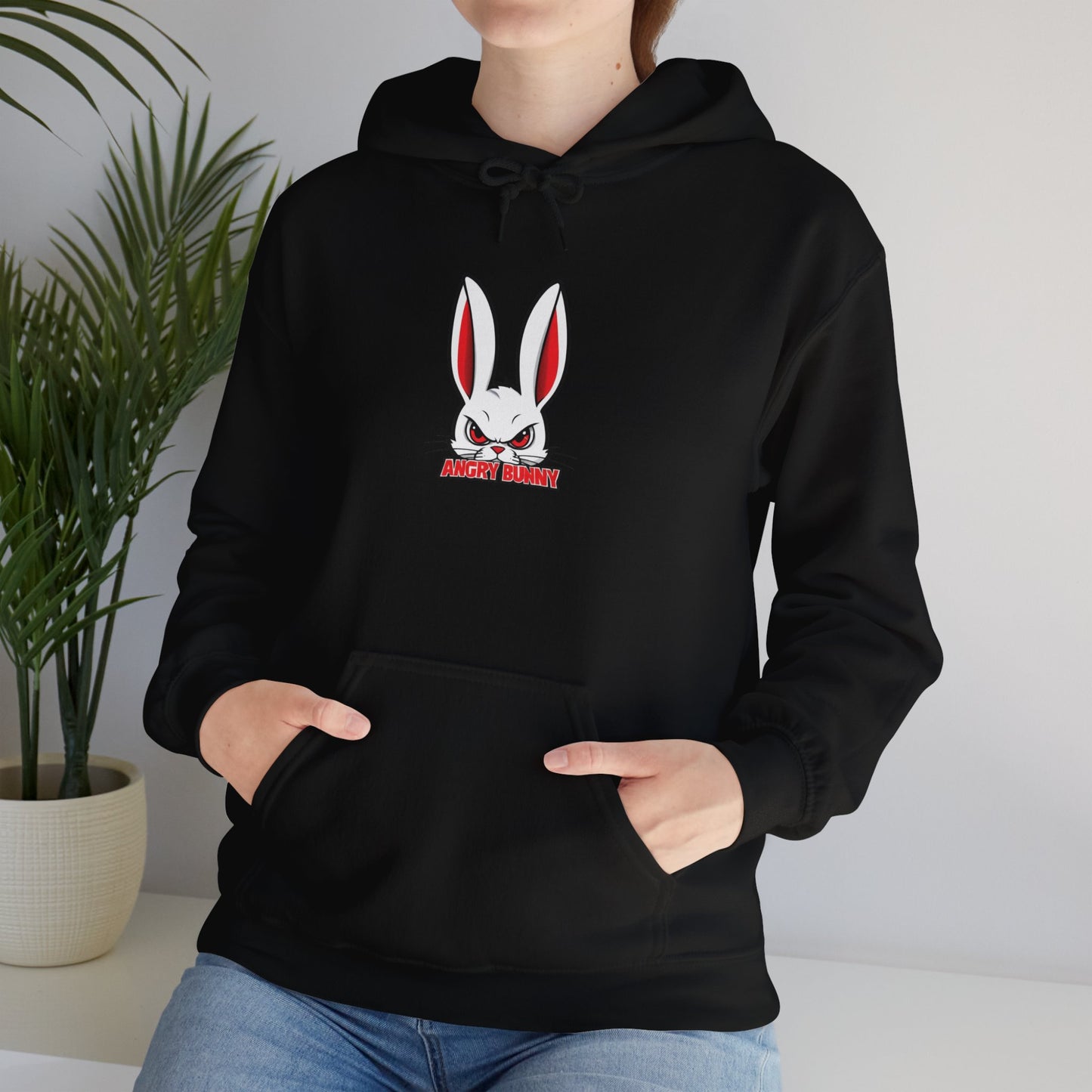 "ANGRY BUNNY" Hooded Sweatshirt – Streetwear