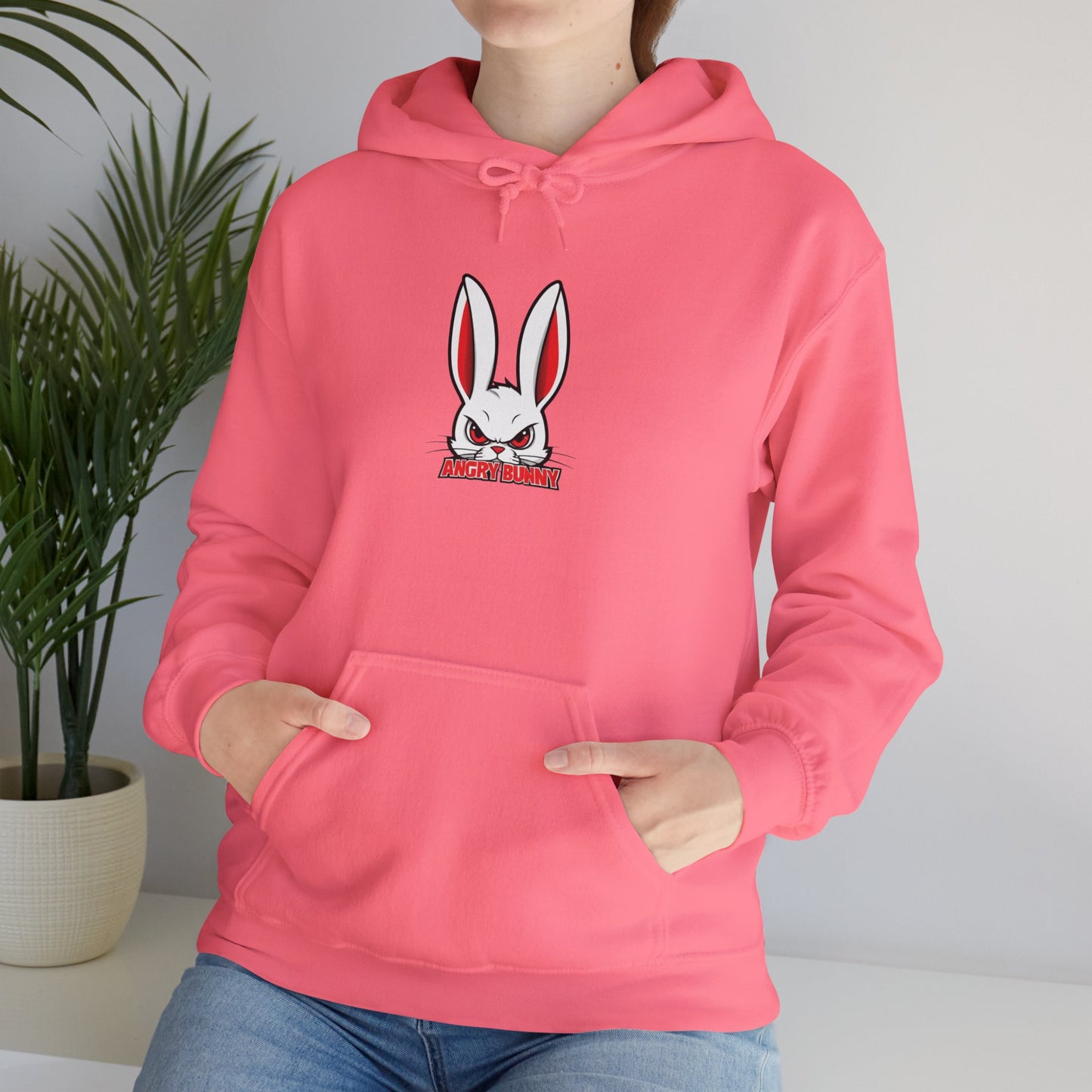 "ANGRY BUNNY" Hooded Sweatshirt – Streetwear