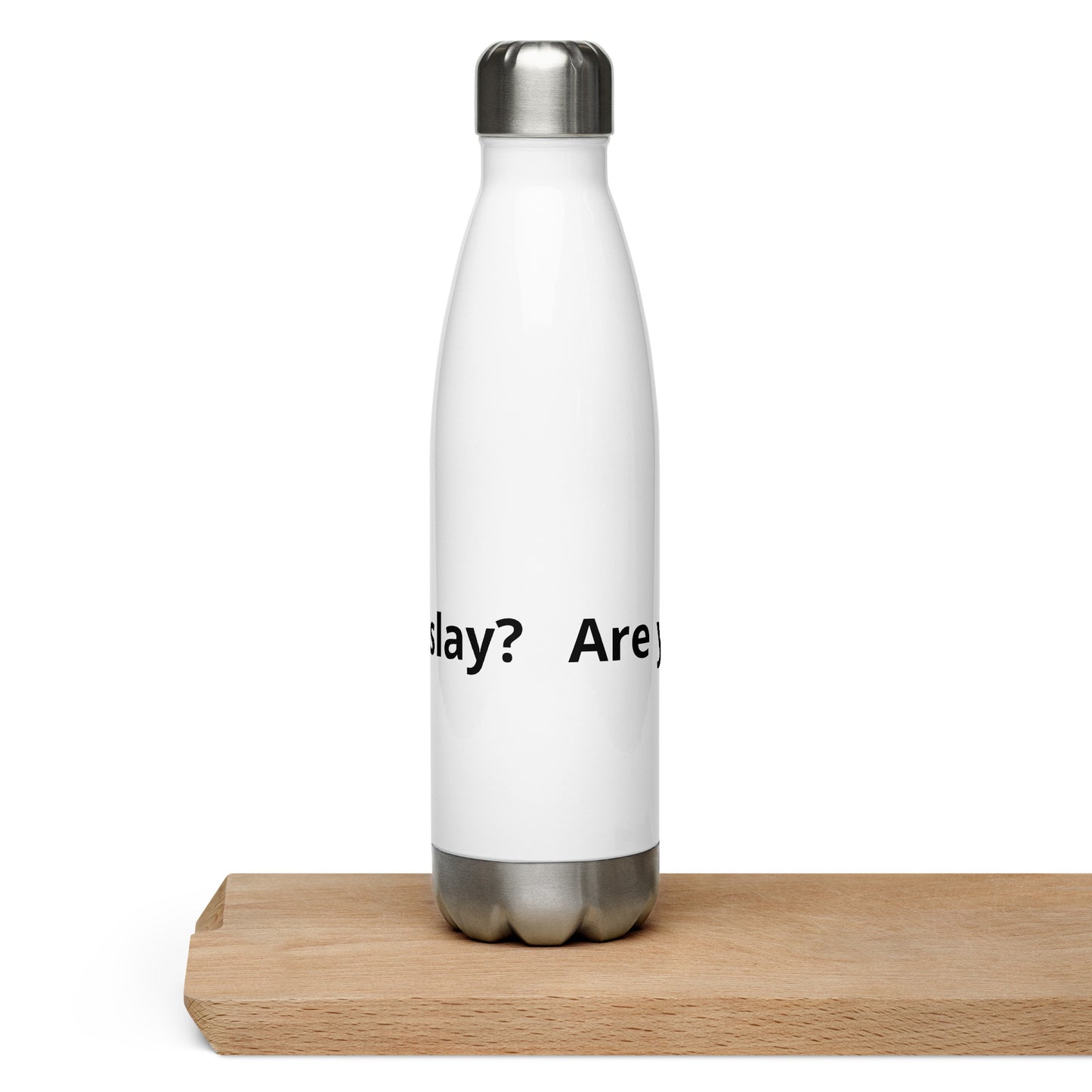 Stainless steel water bottle