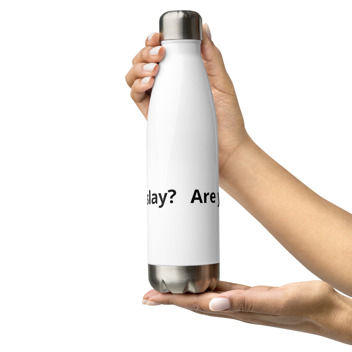 Stainless steel water bottle