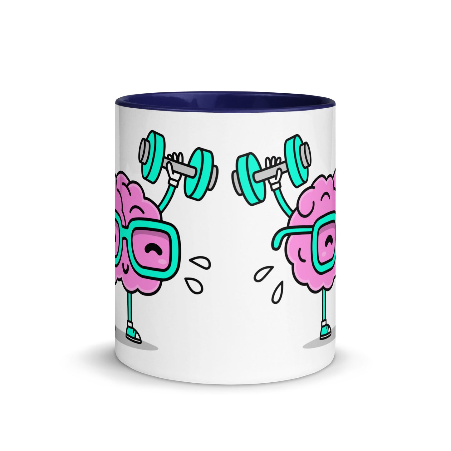 Mug with Color Inside "Brainz"