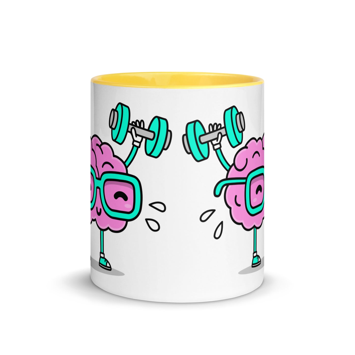 Mug with Color Inside "Brainz"